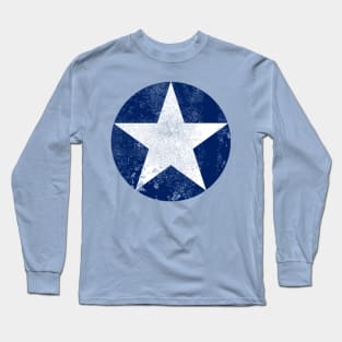 WW2 USAAF Retro Air Force Fighter Bomber Long Sleeve T-Shirt